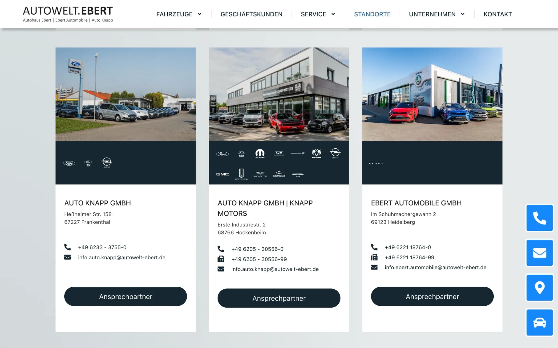 Autowelt Ebert – Markenübersicht