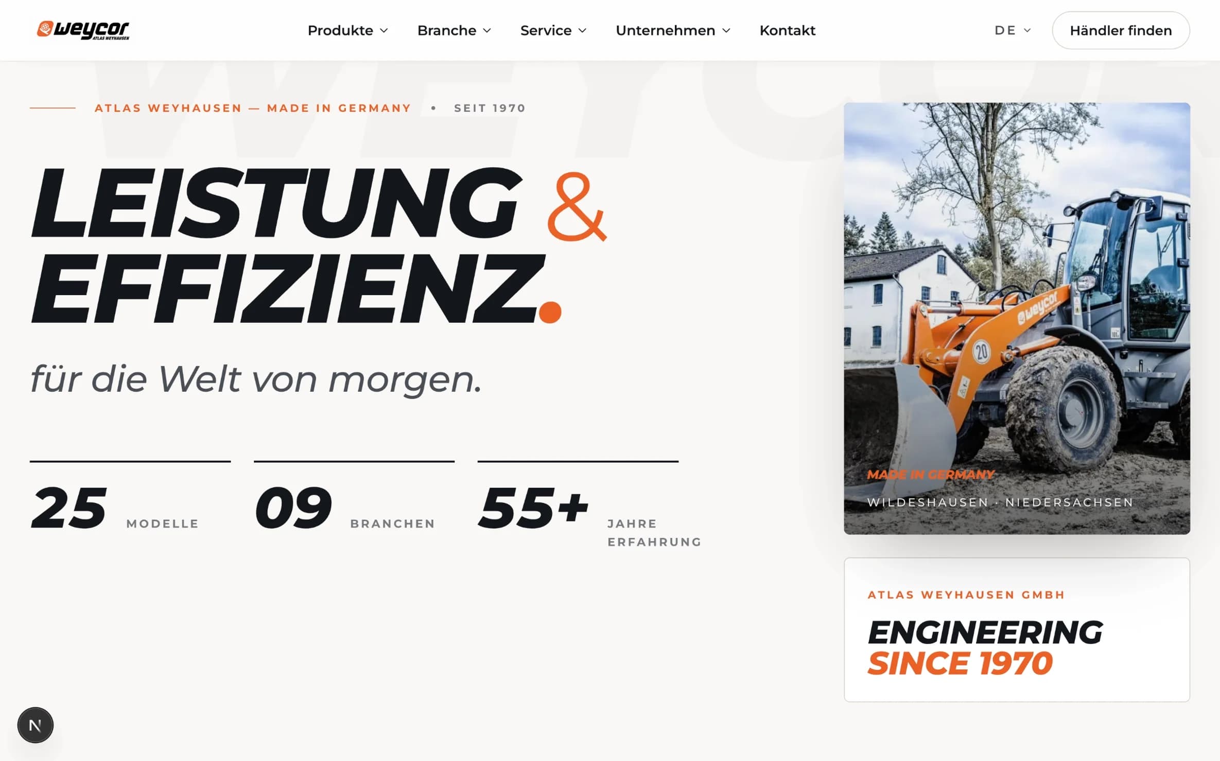 Weycor – Detailseite