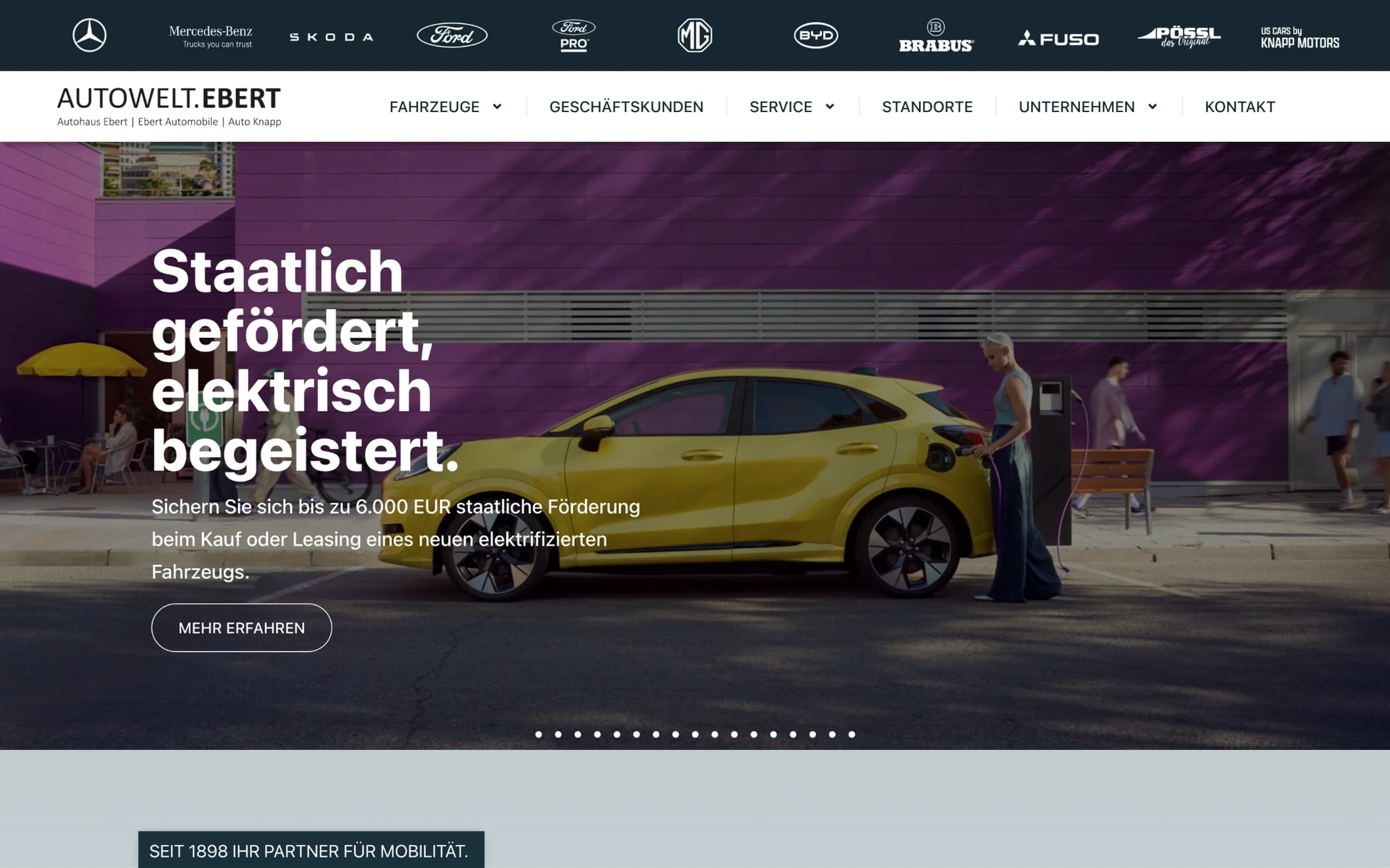 Autowelt Ebert, Viele Standorte. Viele Marken. Ein starker Auftritt.