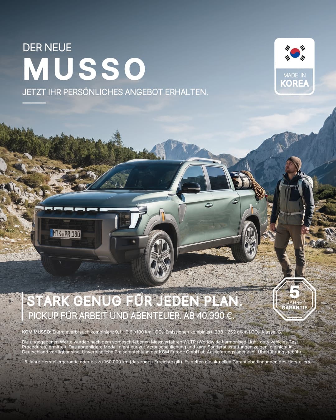 KGM drückt auf Neustart. Wir aufs Gaspedal.